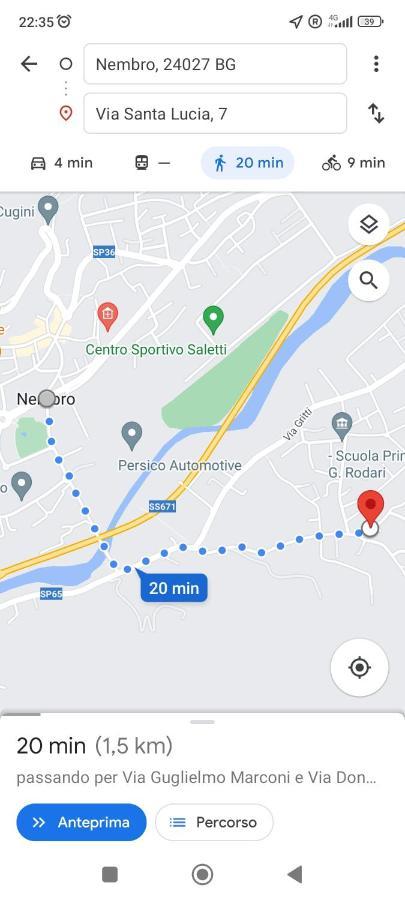 Appartamento Entire Flat, Independent Entrance, 20 Mins To Bgy - Bergamo Milan Airport Nembro Esterno foto